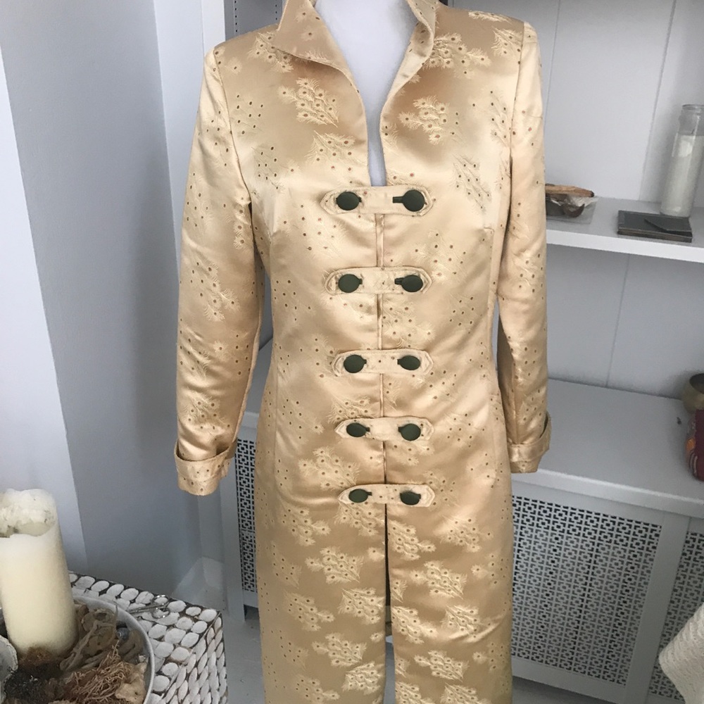Custom Tailored Thai Silk Coat
